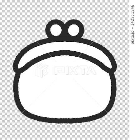 Icon for a coin purse (monochrome) Icon for a coin purse (monochrome) 142551546