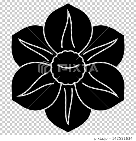 這是家族徽章,圖案是水仙花。 這是家族徽章,圖案是水仙花。 142551634