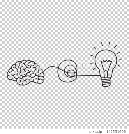 Name: Human Brain Connected to Light Bulb as Idea and Creativity Name: Human Brain Connected to Light Bulb as Idea and Creativity 142551696