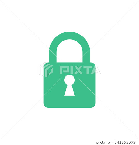 Padlock Icon Vector Template Illustration Design Padlock Icon Vector Template Illustration Design 142553975