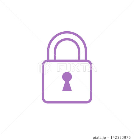 Padlock Icon Vector Template Illustration Design Padlock Icon Vector Template Illustration Design 142553976