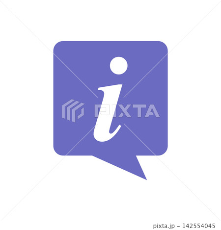 Information Sign Icon Vector Symbol illustration design 142554045