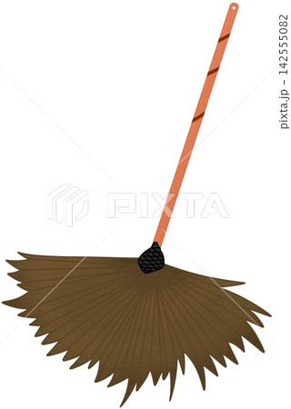 sweeping broom illustration 142555082