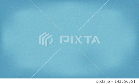 Abstract blue grainy texture background with soft vignette, noise effect wallpaper. Winter or Christmas backdrop illustration 142556351