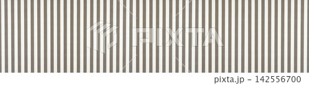 Seamless panoramic background of vertical taupe and white stripes on textured cotton fabric Seamless panoramic background of vertical taupe and white stripes on textured cotton fabric 142556700