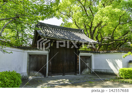 大阪　天王寺　天王寺公園　慶沢園北門　旧藤田邸正門　大阪府大阪市 142557688
