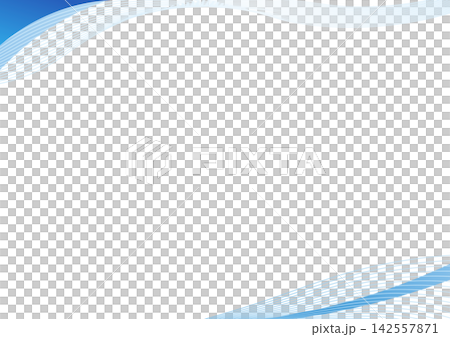 Blue wavy line and wave business background frame Blue wavy line and wave business background frame 142557871