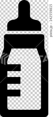 Baby bottle pictogram Baby bottle pictogram 142559815
