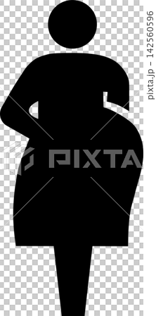 Pictogram of pregnant women Pictogram of pregnant women 142560596