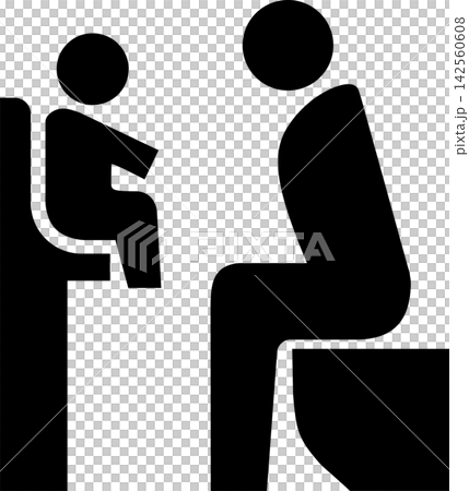 Pictogram of a baby chair Pictogram of a baby chair 142560608