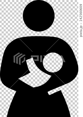 Pictogram for nursing room (for women) 142560609