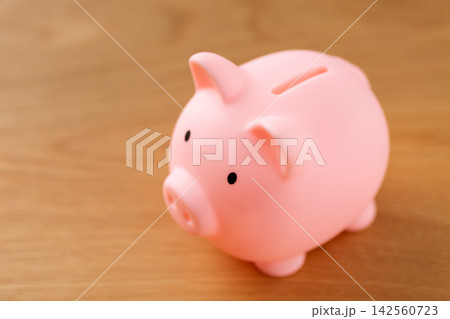 ピンクの豚の貯金箱 ピンクの豚の貯金箱 142560723