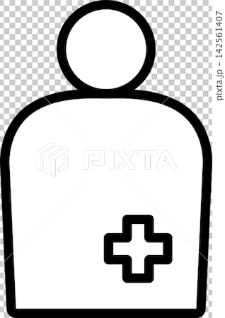 Ostomate pictogram (white-painted version) Ostomate pictogram (white-painted version) 142561407