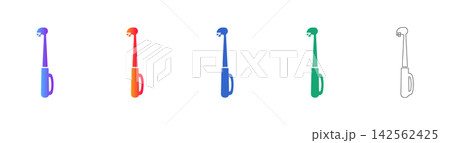 Medical Suction Pump Icons 142562425