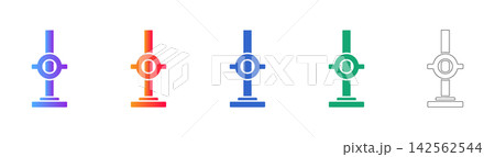 Precision Pressure Sensor Vector Icon Set Precision Pressure Sensor Vector Icon Set 142562544
