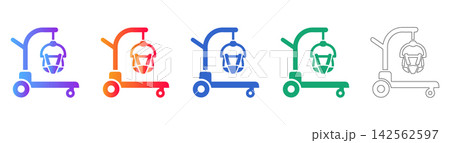 Bariatric Patient Lift System Icons Bariatric Patient Lift System Icons 142562597