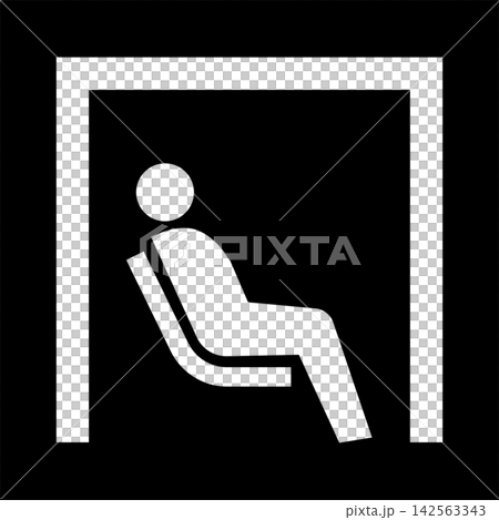 pictogram for calming down/cooling down 142563343