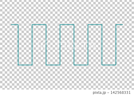 Square wave illustration Square wave illustration 142568331