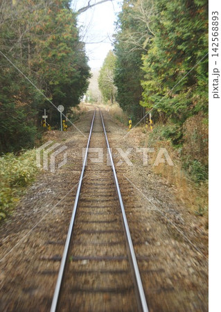 明智鉄道からの車窓風景 恵那駅ー東野駅間 明智鉄道からの車窓風景 恵那駅ー東野駅間 142568893