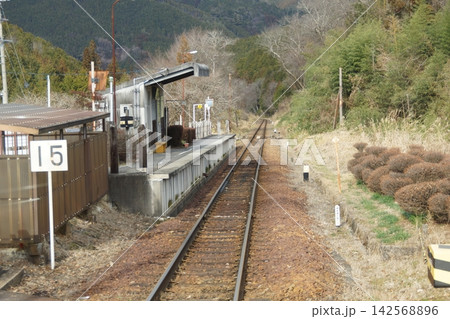 明智鉄道からの車窓風景 飯沼駅 明智鉄道からの車窓風景 飯沼駅 142568896