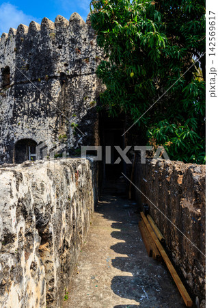 Old Fort, also known as the Arab Fort is a fortification located in Stone Town in Zanzibar, Tanzania Old Fort, also known as the Arab Fort is a fortification located in Stone Town in Zanzibar, Tanzania 142569617