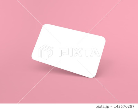 Card placed on a pink background with no text for design purposes Card placed on a pink background with no text for design purposes 142570287
