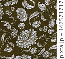 Vintage floral fabric 142571717