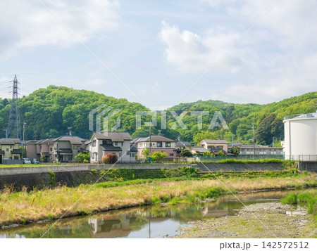 水田のある風景 水田のある風景 142572512