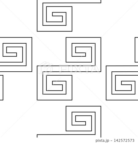 Seamless pattern with black outline geometric forms(texture 6) Seamless pattern with black outline geometric forms(texture 6) 142572573