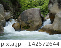 昇仙峡　渓谷の急流 142572644