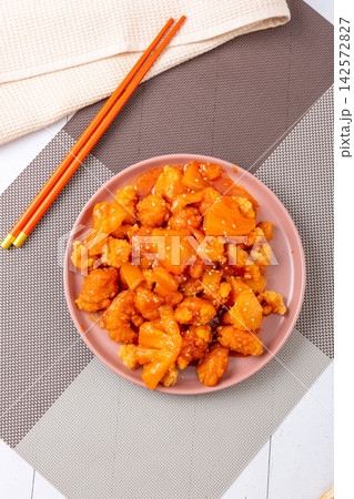 sweet and Sour Pork with Pineapple, Classic Cantonese Sweet and Tangy Meat Dish sweet and Sour Pork with Pineapple, Classic Cantonese Sweet and Tangy Meat Dish 142572827