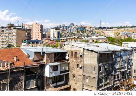 skyline of Kentron district of Yerevan city 142573452