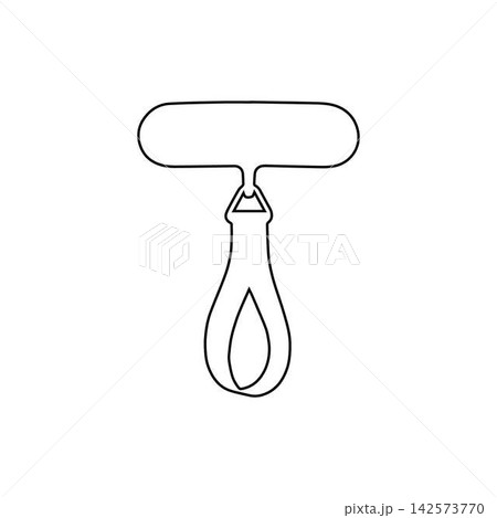 wrist strap outline icon hand loop accessory safety camera holder illustration 142573770