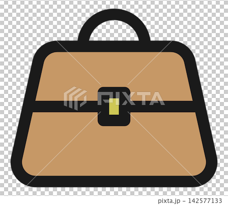かばんのアイコンイラスト かばんのアイコンイラスト 142577133