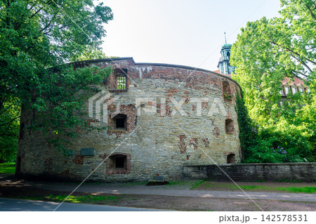 Historic Zwinger Fortress and Memorial in Munster 142578531