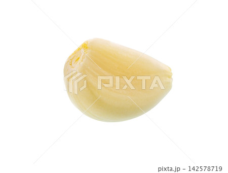 Peeled Garlic Clove Close Up 142578719