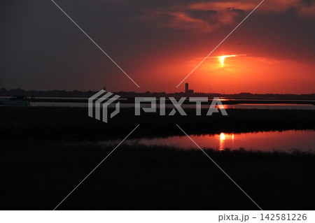 Total Solar Eclipse over the Venetian Lagoon 142581226