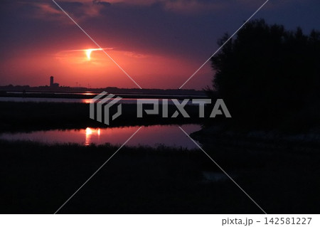 Total Solar Eclipse over the Venetian Lagoon Total Solar Eclipse over the Venetian Lagoon 142581227