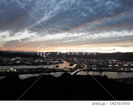 五台山からの夜景 五台山からの夜景 142581450