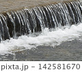 白波立つ流れのしぶき 142581670