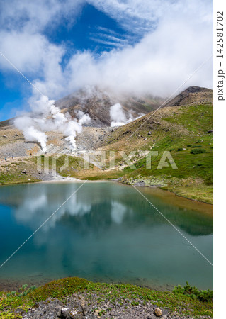 旭岳 姿見の池周辺の夏の風景 旭岳 姿見の池周辺の夏の風景 142581702