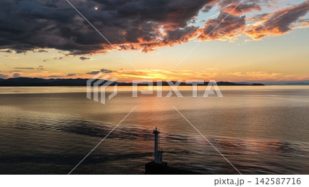 天草市　夕暮れ 142587716