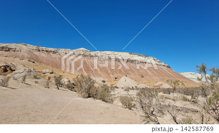Beautiful Landscape Of The Desert In The Mountains  142587769
