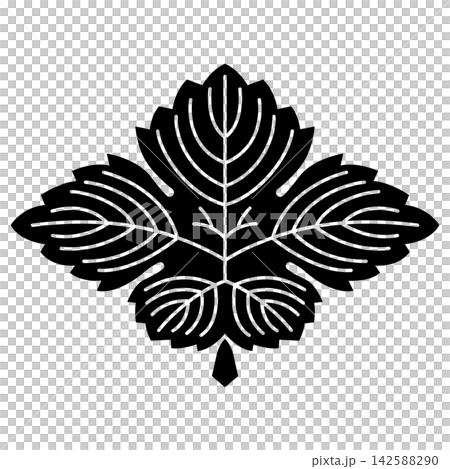 This is a family crest. It's called Onikaji no Habishi (Demon Kaji Leaf Diamond). This is a family crest. It's called Onikaji no Habishi (Demon Kaji Leaf Diamond). 142588290