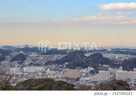 横須賀の街並み(神奈川県横須賀市) 横須賀の街並み(神奈川県横須賀市) 142590281