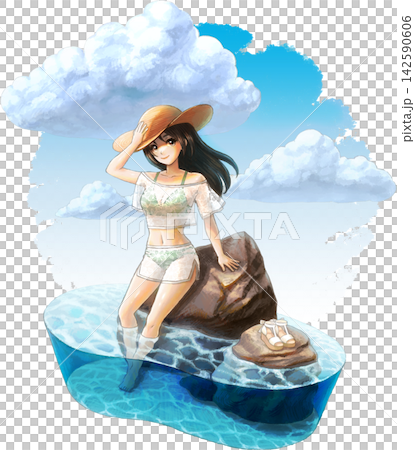 夏天海和女孩 夏天海和女孩 142590606