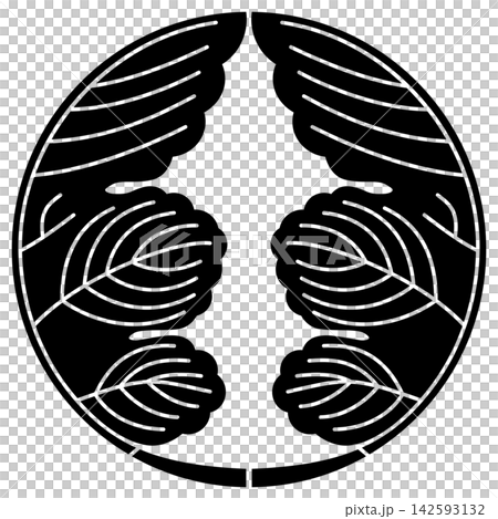 家紋です。割り梶の葉といいます。 家紋です。割り梶の葉といいます。 142593132