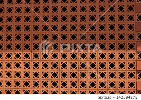 Close up of Historic Building Brick Wall Rural East Texas Close up of Historic Building Brick Wall Rural East Texas 142594278