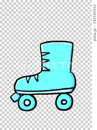Light blue roller skates Light blue roller skates 142595952