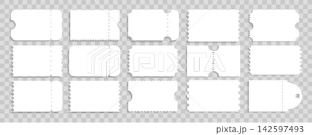 Blank coupon vector background for sold, ticket or label. Blank coupon vector background for sold, ticket or label. 142597493